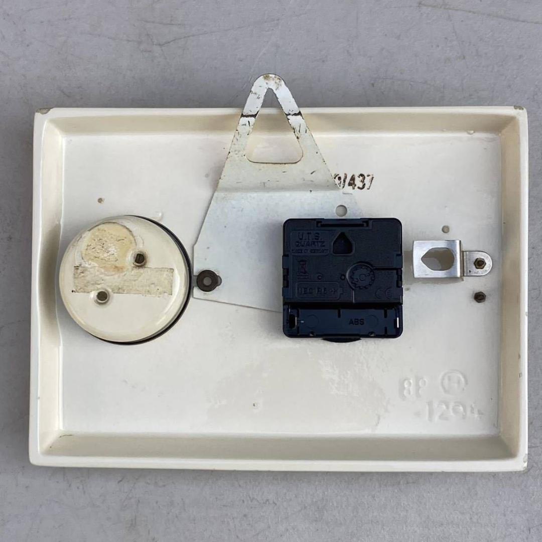 ⚫︎メンテナンス品⚫︎ドイツ ヴィンテージ 陶器 クロック タイマー付 掛け時計