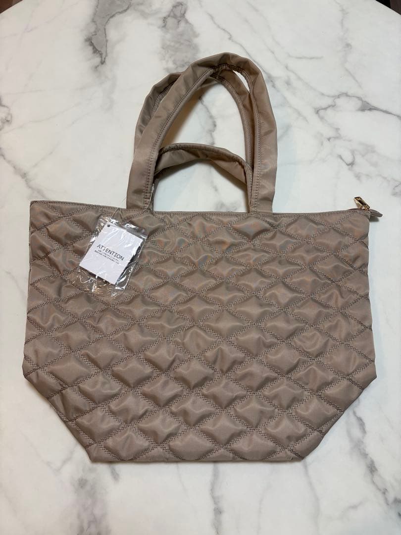 【新品・未使用】soleile 撥水2wayトート ベージュ