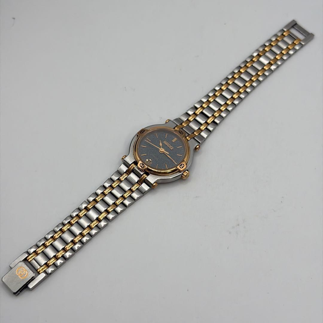 GUCCI グッチ 9000L ゴールド コンビカラー 希少　新品電池交換済