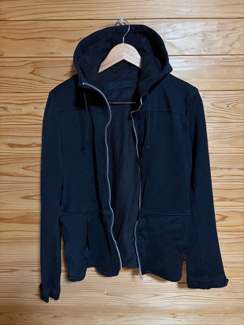 Comme des garcons 縮絨加工 フルジップパーカー フーディ