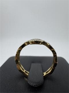 《日本製18金》K18ゴールド ハート型チャームリング1.66g 11号即日発送