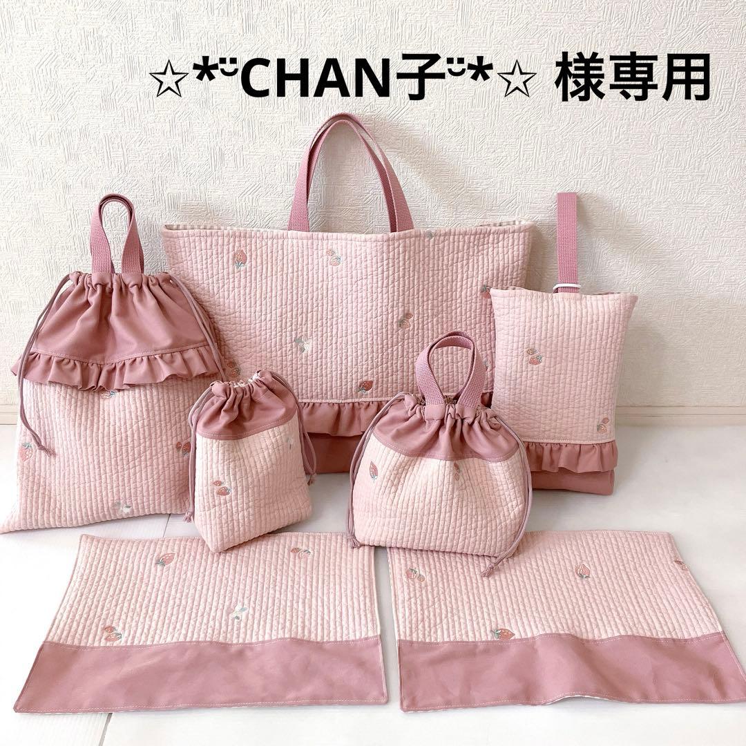 レッスンバッグ 上履き入れ　体操服袋　コップ袋　お弁当袋　ランチョンマット✖️2