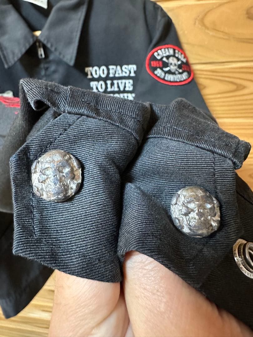 Cream soda 刺繍ジャケット スカジャン 東洋 gold 666