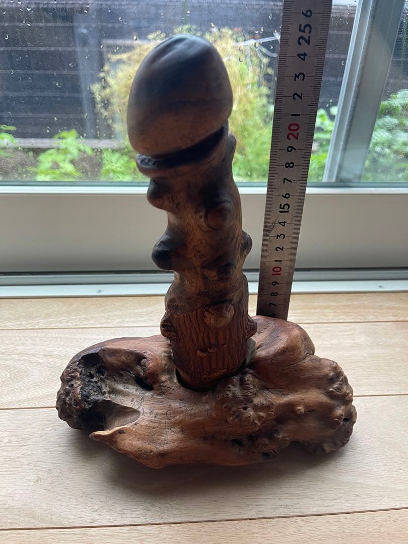 木彫　陽物