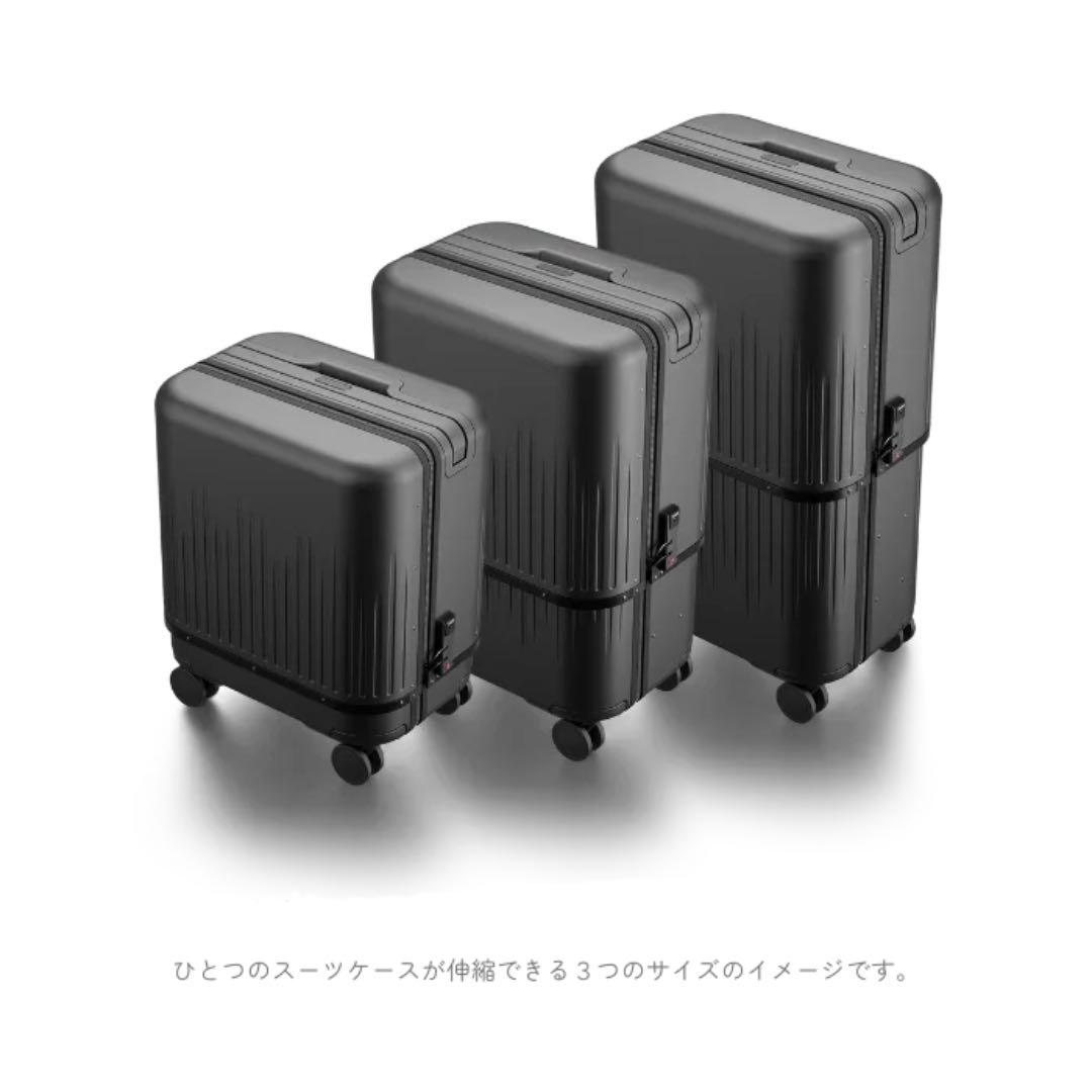 【未使用】VELO 拡張型ハードスーツケース ブラック