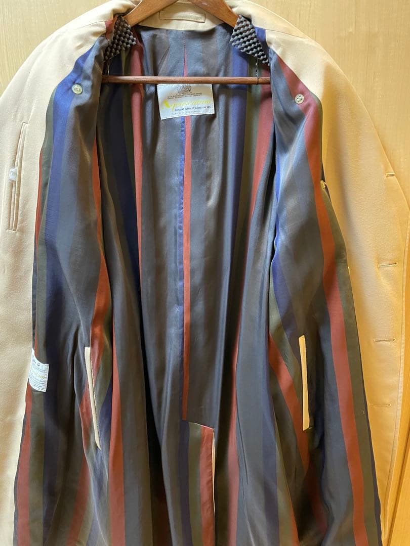【レア！】Aquascutum アクアスキュータム　ベージュ トレンチコート