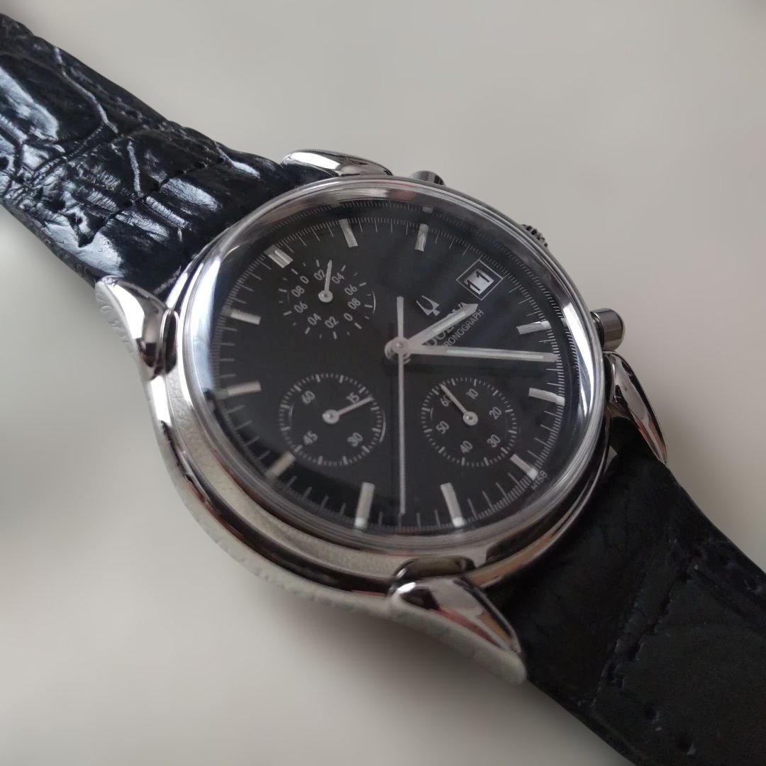 Bulova クラシック・クォーツクロノグラフBOX保証書ギャランティカード付