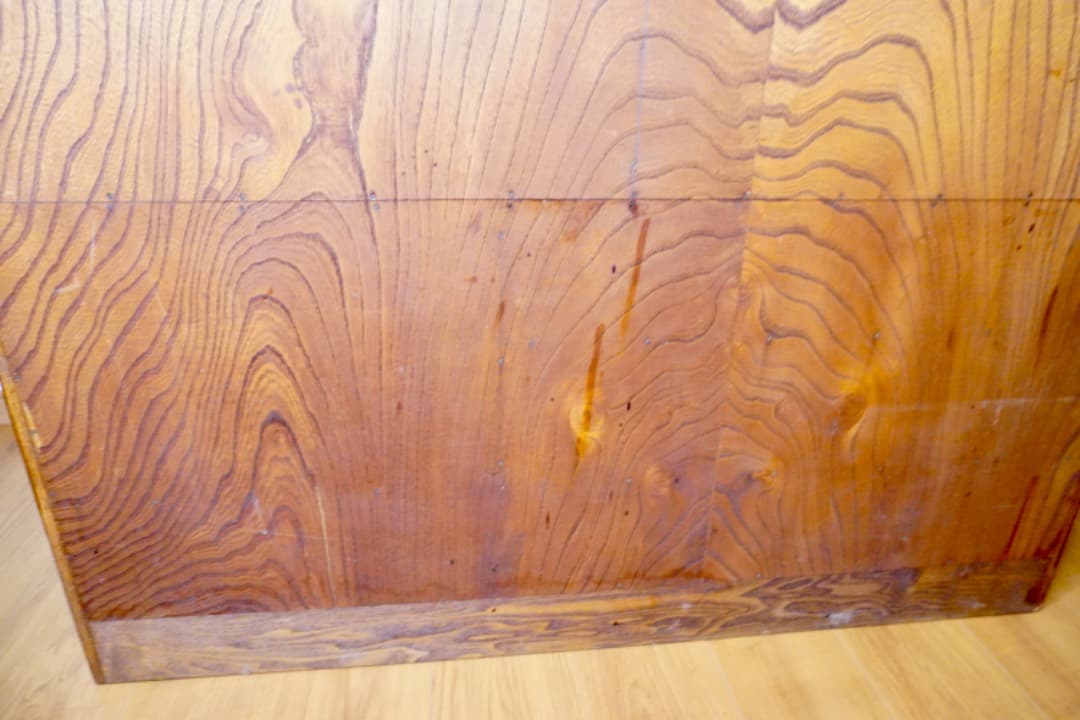 茶箪笥 ケヤキ 木製 茶棚②