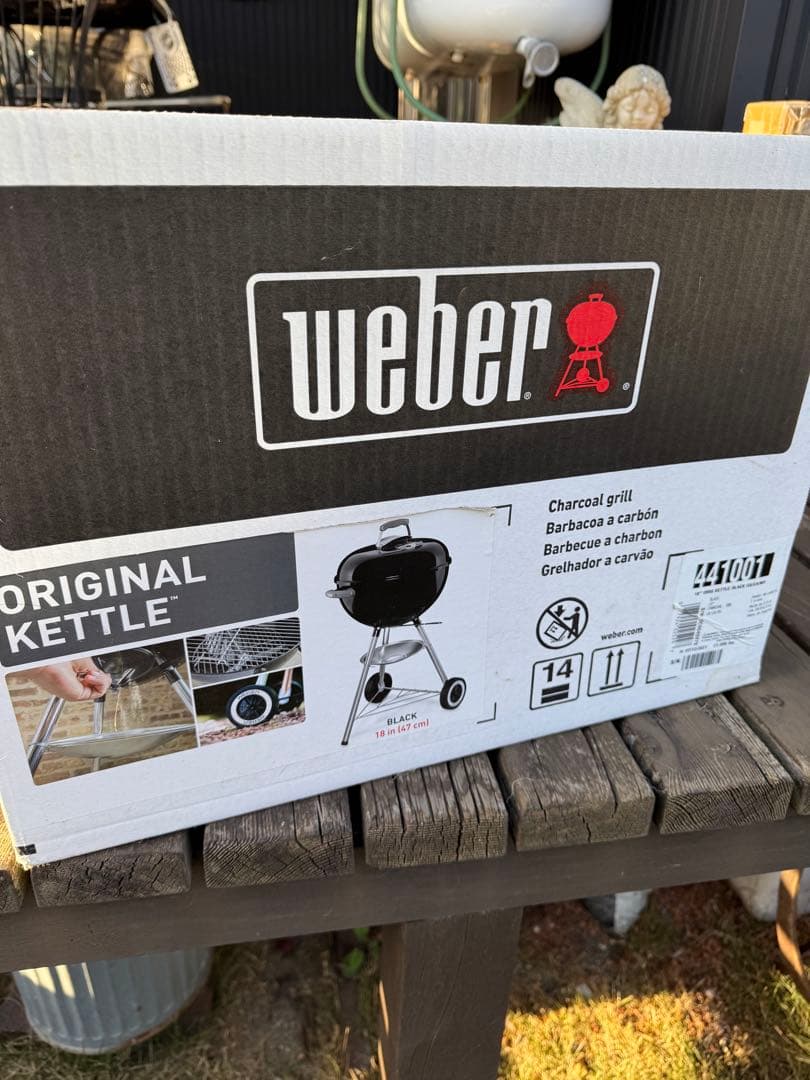 【新品】Weber Original Kettle 18インチ ブラック