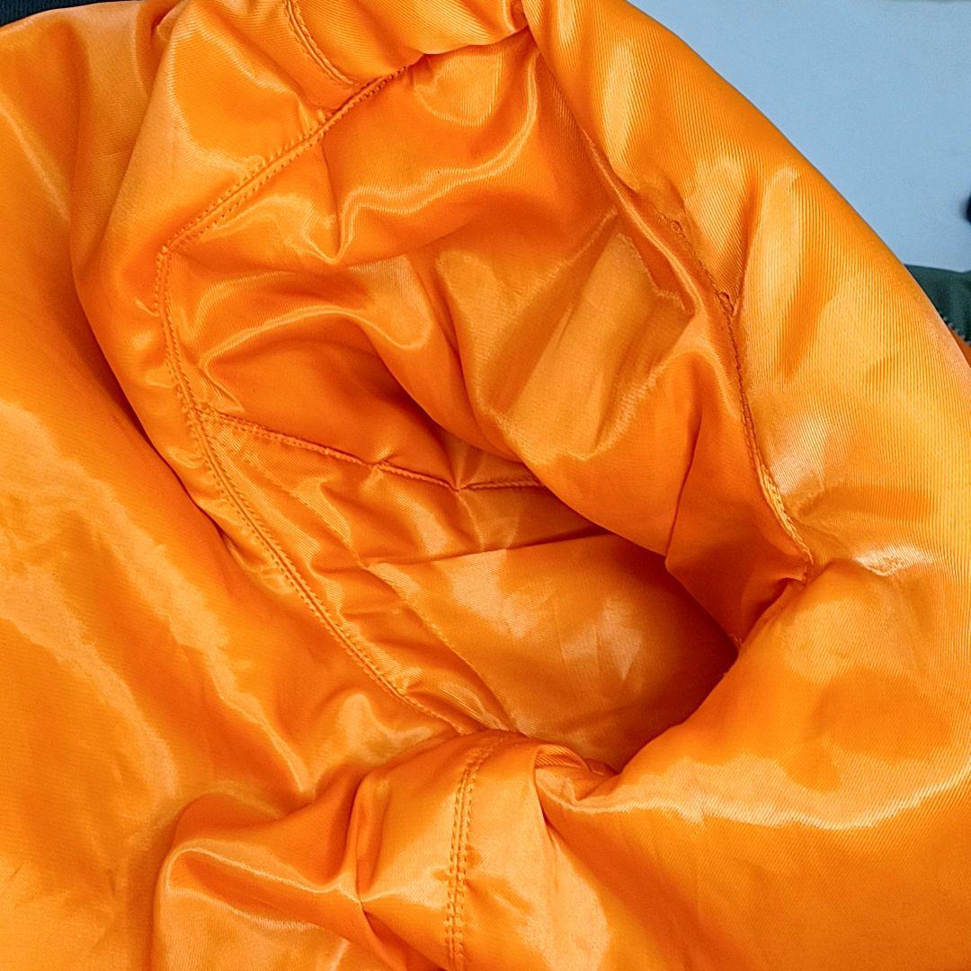 90s美品★XL　KNOX ARMORY　リバーシブル　中綿　MA-1　オリーブ