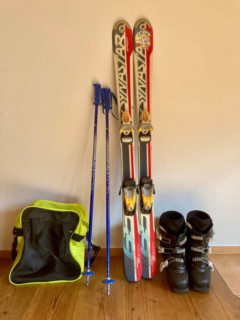 子ども用 スキーセット 板120 ブーツ22