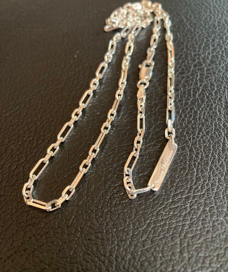 Suman Dhakhwa 50cm チェーンネックレスS.O.S fp