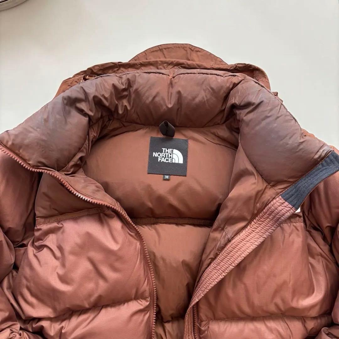 THE NORTH FACE ヌプシジャケット ブラウン ダウンジャケット M