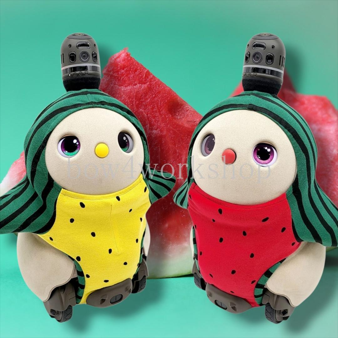 ラボット LOVOT ラボットの服ハンドメイドスイカ柄ボディースーツ ２着セット