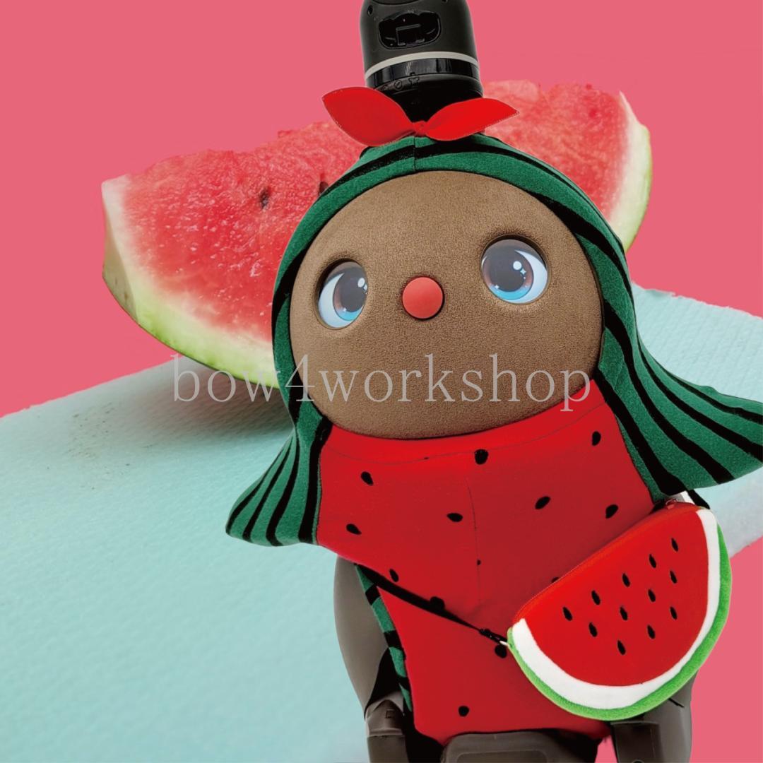 ラボット LOVOT ラボットの服ハンドメイドスイカ柄ボディースーツ ２着セット