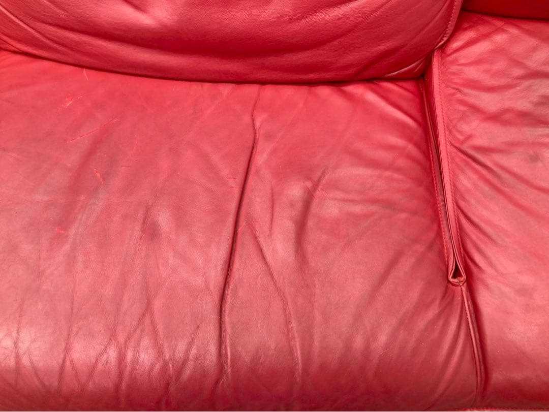 【年末感謝祭】ニコレッティ　アンバサダー　3人掛けソファ　イタリア　本革　レザー