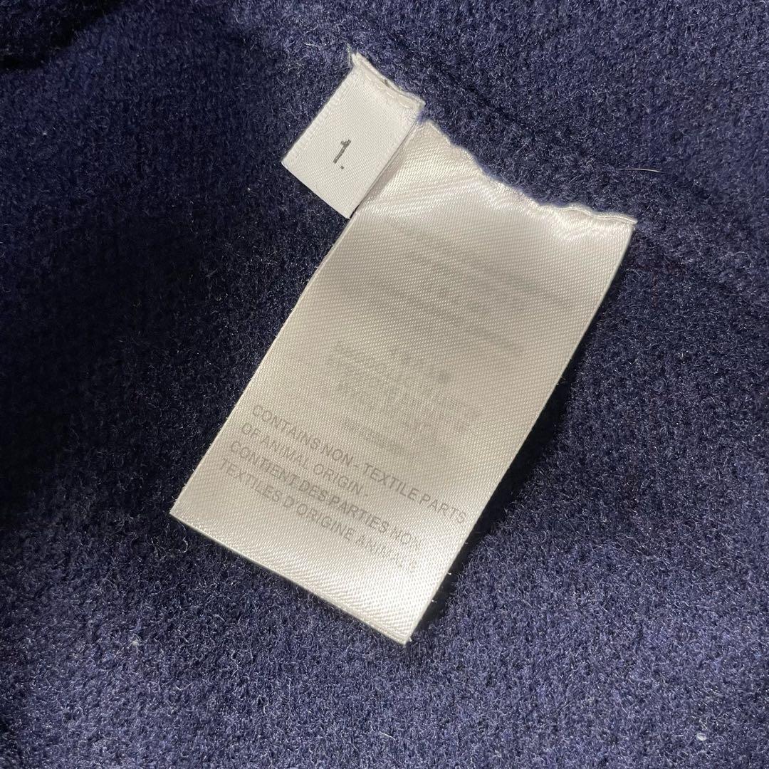 トムブラウン　4bar クルーネックニット　ロブスター　ネイビー　1