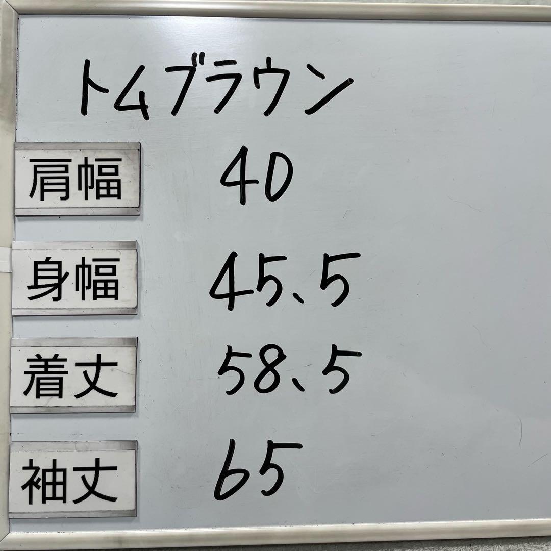 トムブラウン　4bar クルーネックニット　ロブスター　ネイビー　1