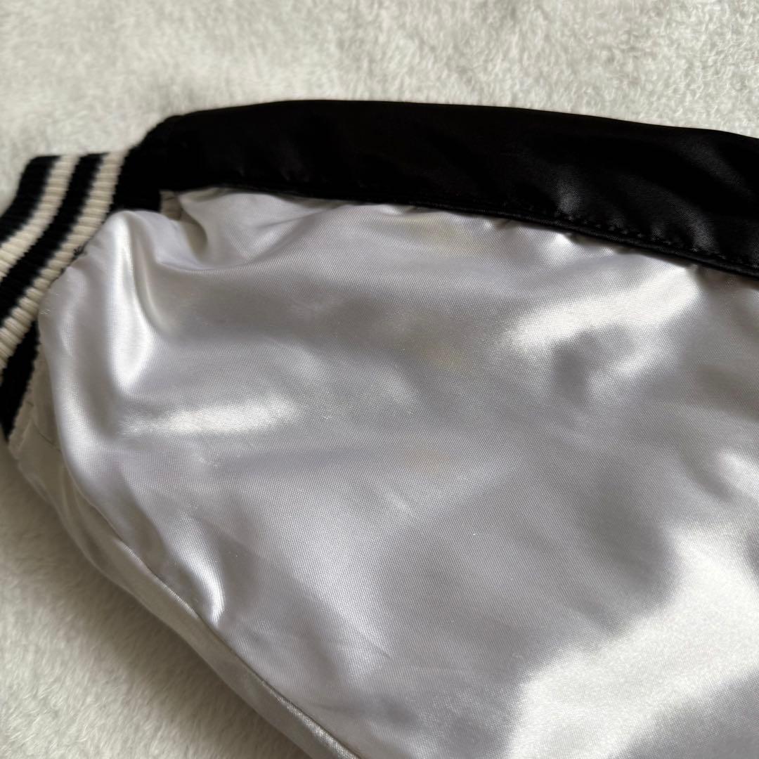 【MAD PANKS】スカジャン　骸骨　パンク系　平成ギャル男　刺繍　y2k