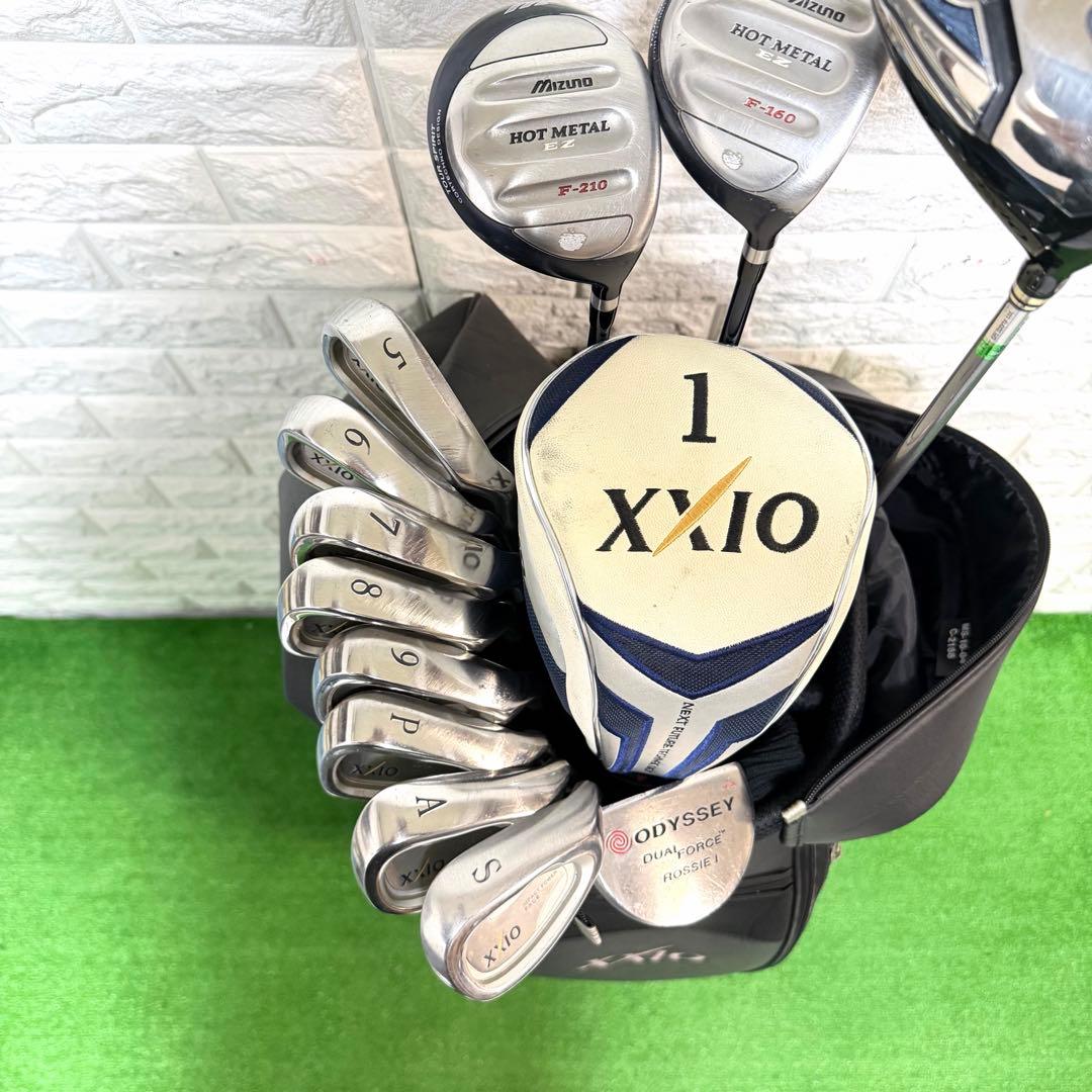 ゴルフセット　豪華　XXIO Mizuno ラウンド仕様　右打ち　飛距離抜群