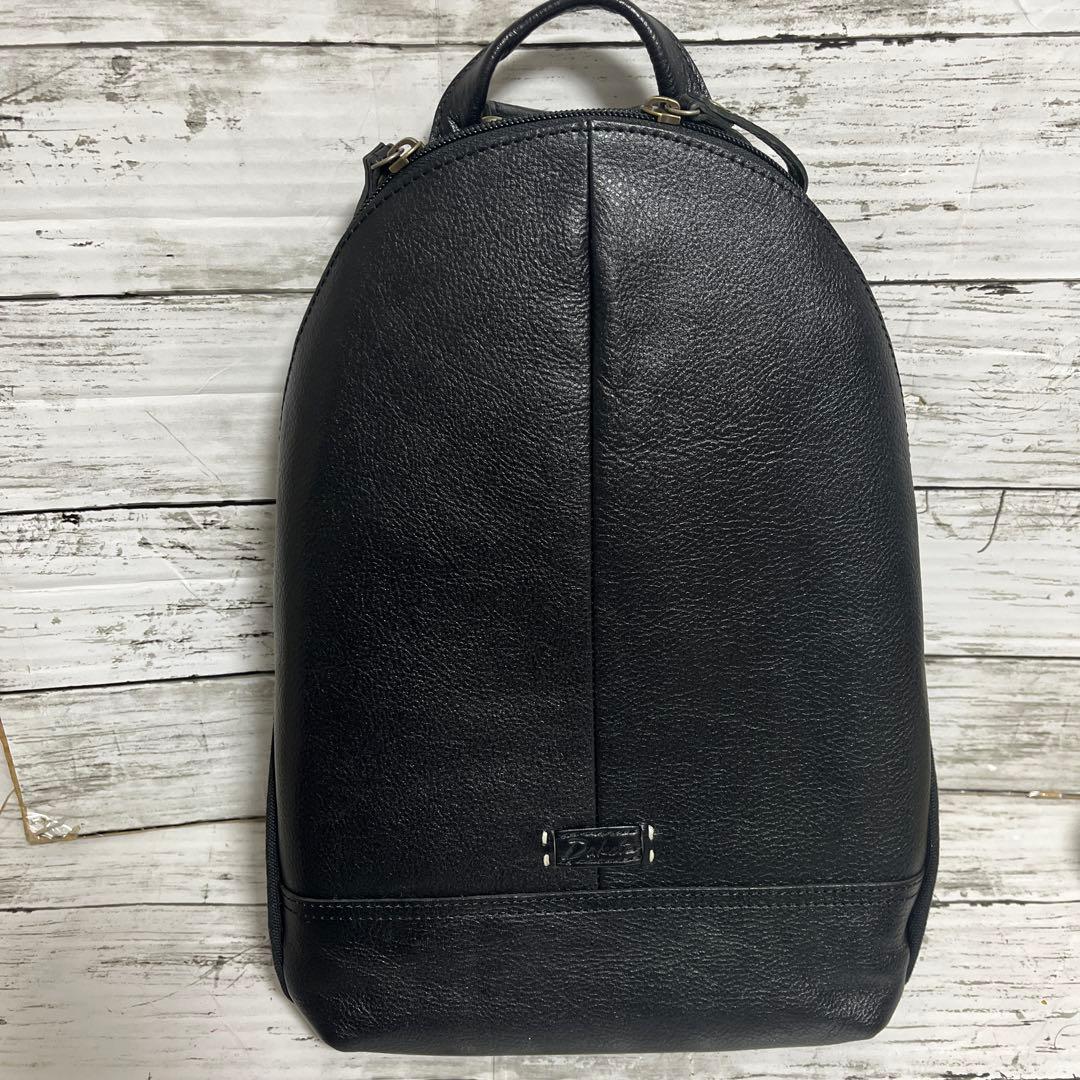 新品　未使用　ダコタ　Dakota リュック　黒　牛革