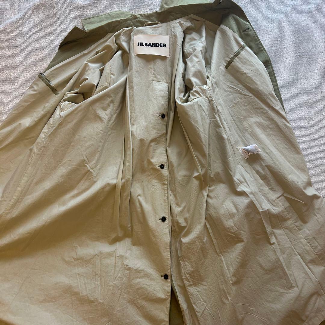ジルサンダーjil sander 21ssスプリングコートロングコート44サイズ
