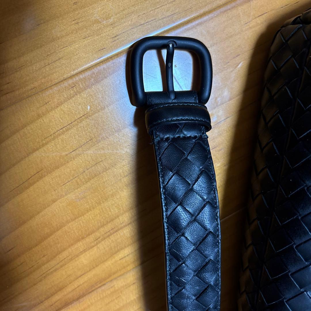 BOTTEGAVENETA 新品未使用メンズベルト　初期型良品バック２点セット