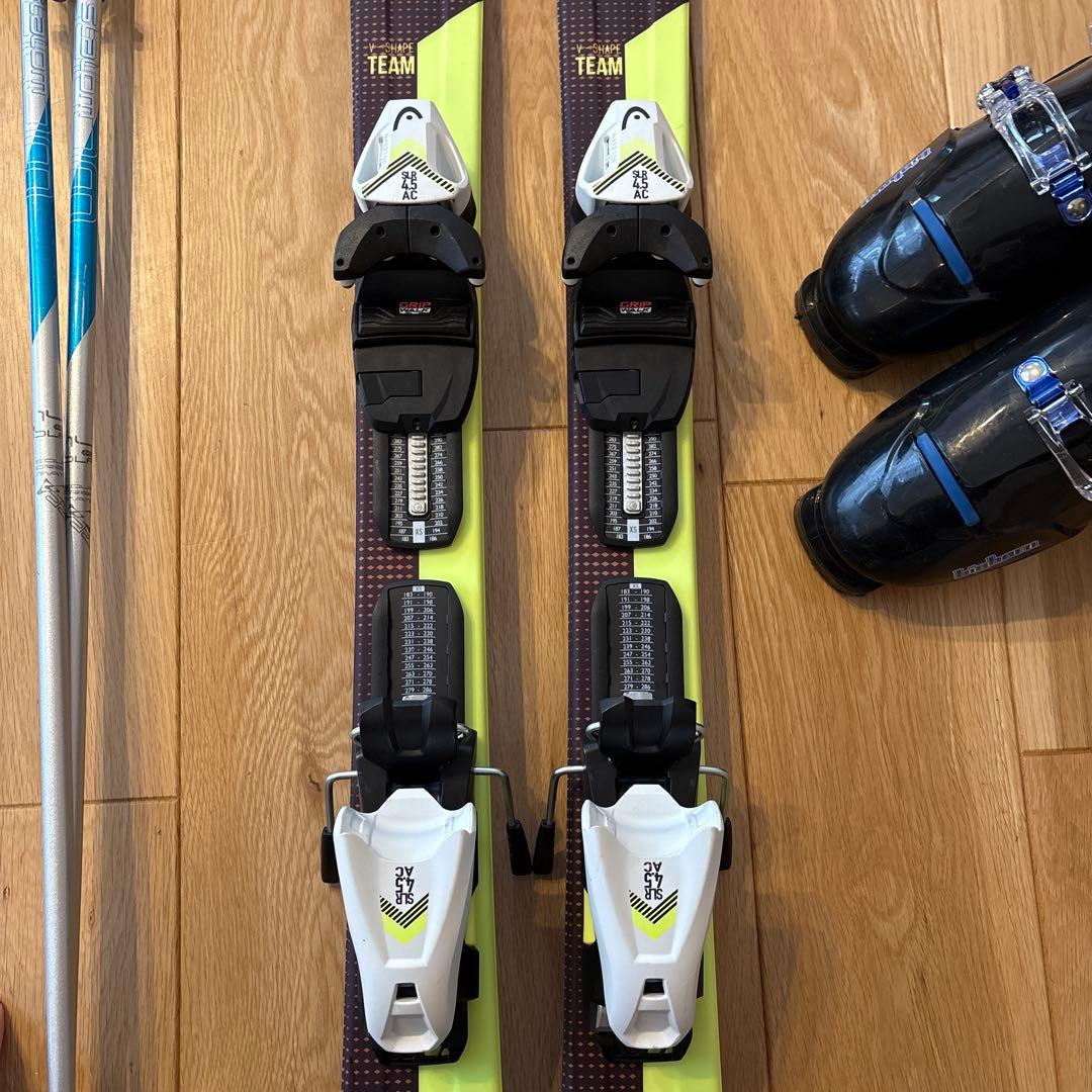 HEAD（ヘッド） ジュニア用スキー 4点セット！美品