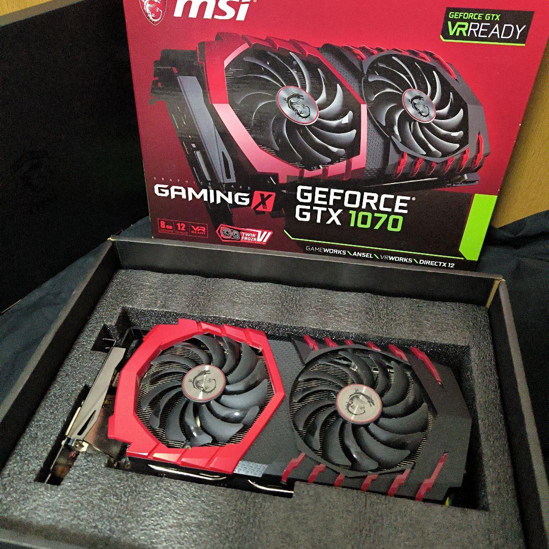 グラフィックボード・グラボ・ビデオカード MSI GeForce GTX 1070 Gaming X