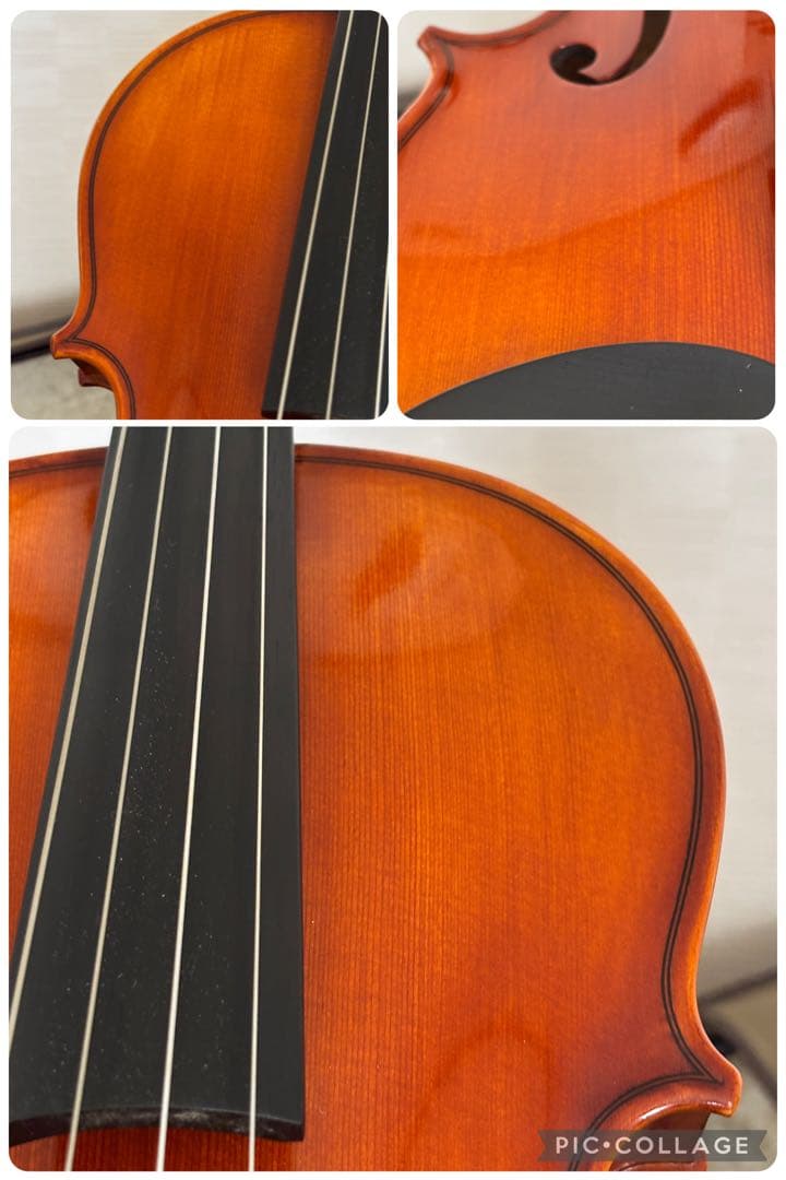 【極美品】スズキ　ビオラ　No.2 2002年　15.5インチ　虎杢