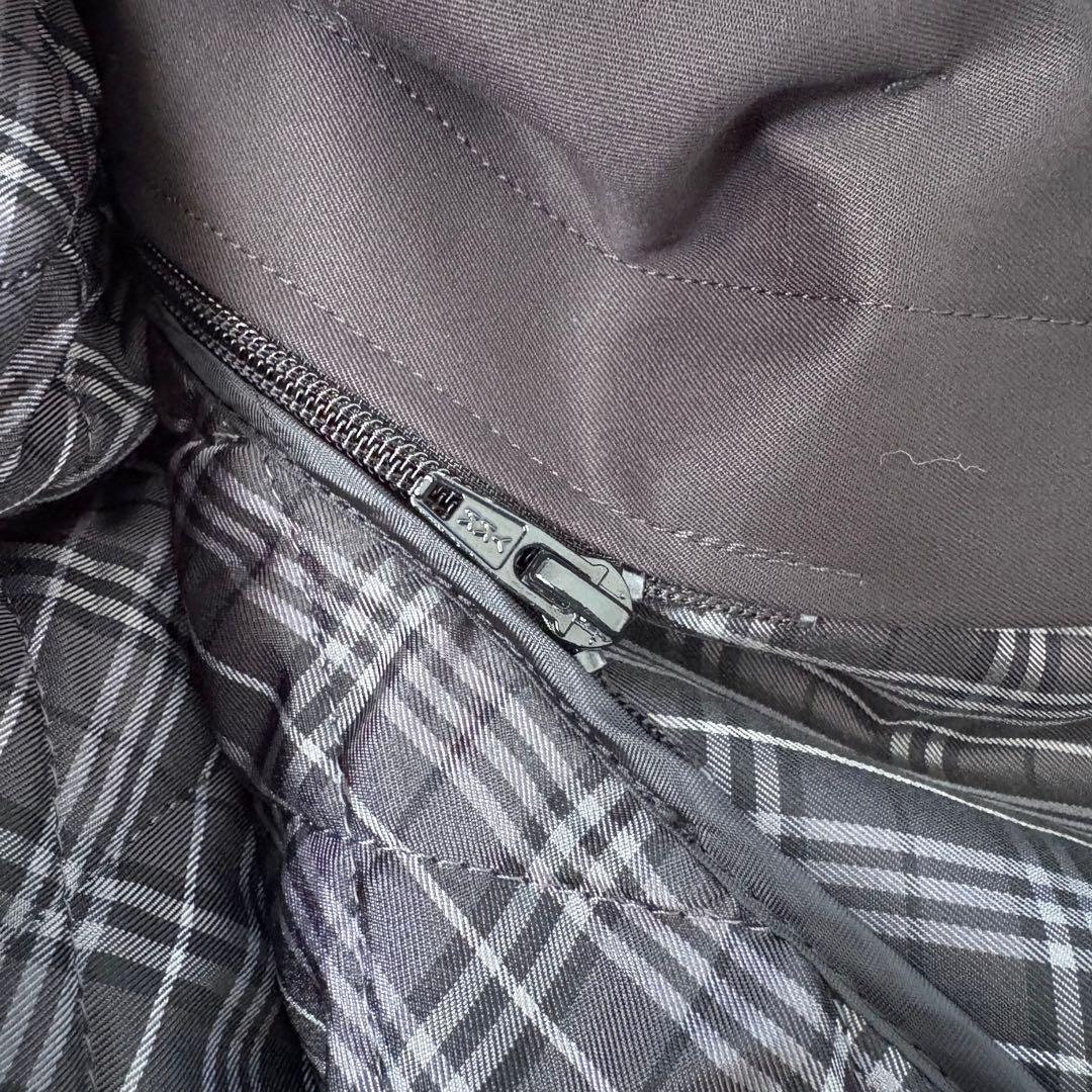 バーバリーブラックレーベル　ノバチェック　トレンチコート　L 黒　ライナー