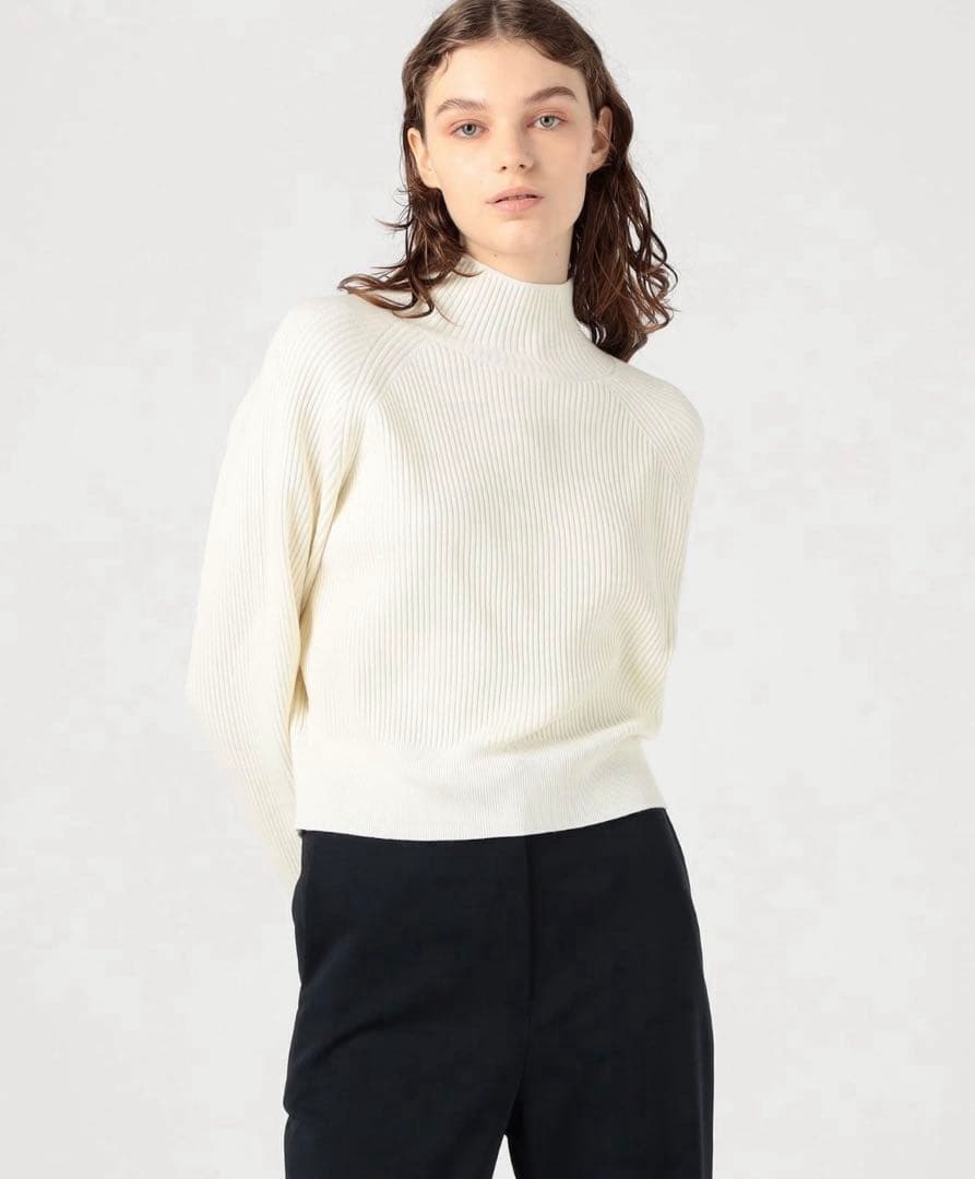 リンクスリブライト ビルドネックプルオーバー ハイネックニット トゥモローランド