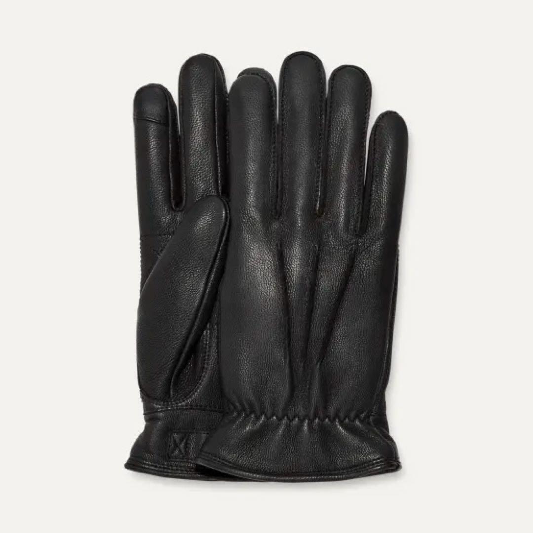 新品未使用　UGG 3 Point Leather Glove ブラック　L