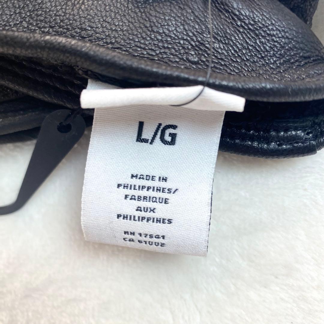 新品未使用　UGG 3 Point Leather Glove ブラック　L