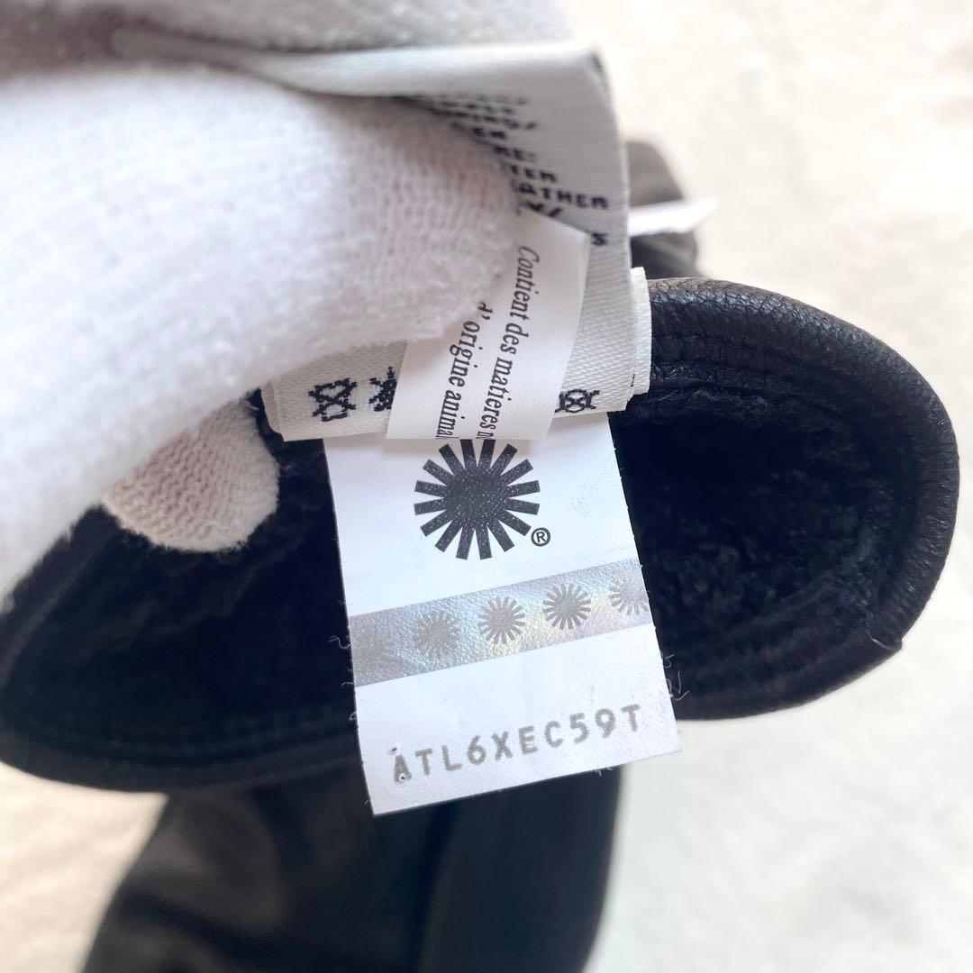 新品未使用　UGG 3 Point Leather Glove ブラック　L