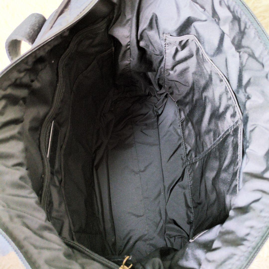 ポロラルフローレン　マザーズバッグ　キルティング　2way　おむつ替えシート　黒