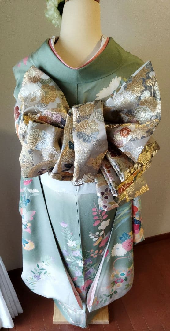 ☆応援価格☆377.本格派　振袖7点セット　正絹　フルセット　成人式　落款