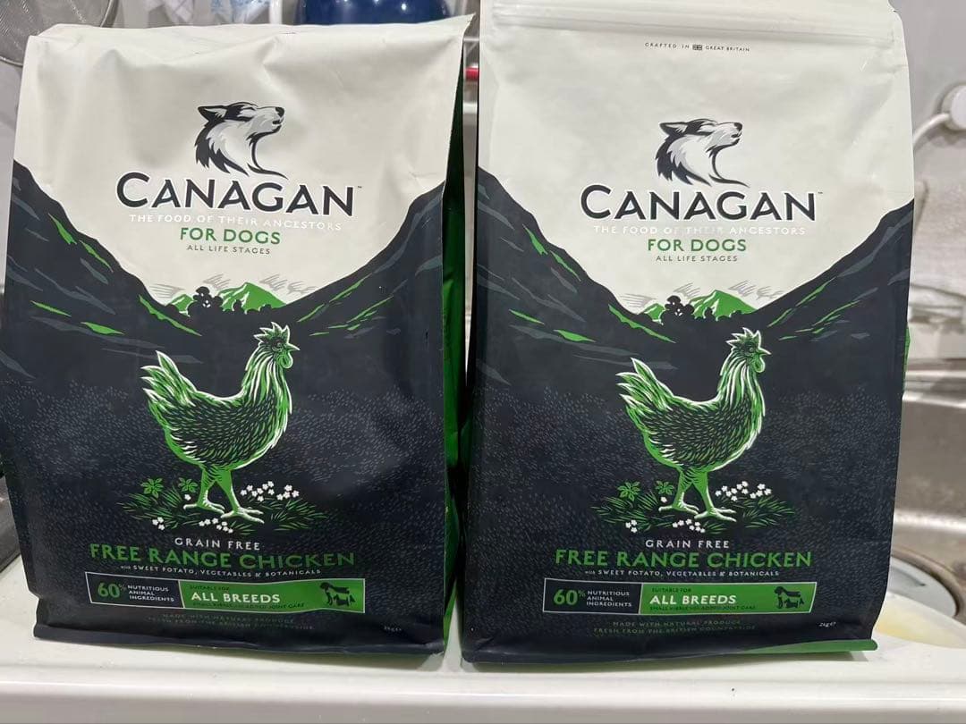 CANAGAN カナガン ドッグフード 2kg✖️2袋　チキン味