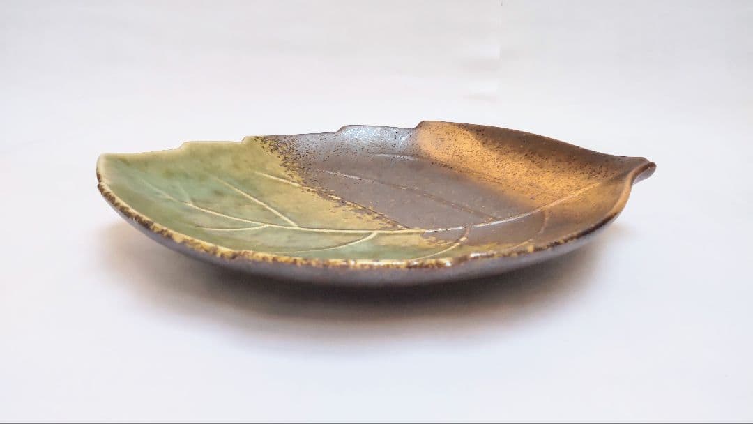 葉っぱ型陶器皿 5枚セット