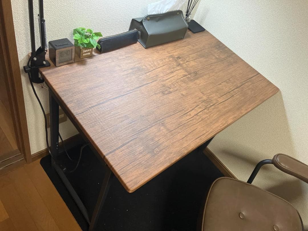 山善(YAMAZEN) デスク 折りたたみ パソコンデスク コンパクト アジャA