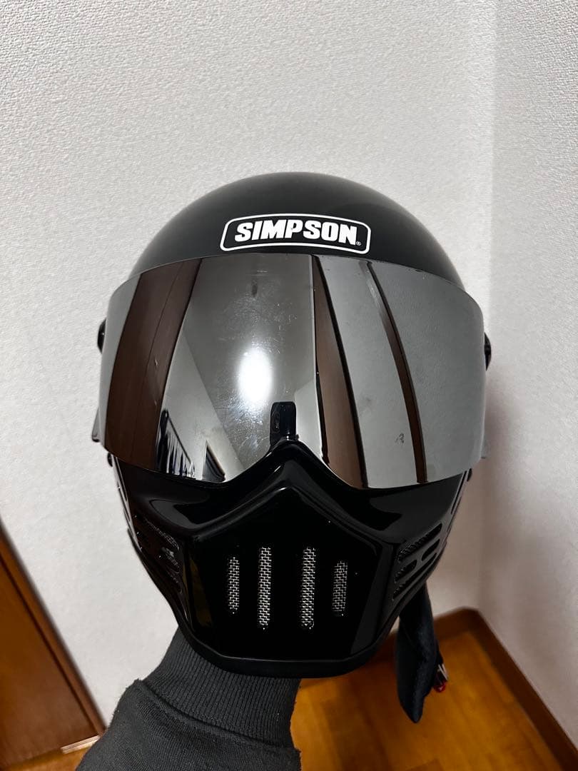 SIMSON ブラック フルフェイスヘルメット　59cm