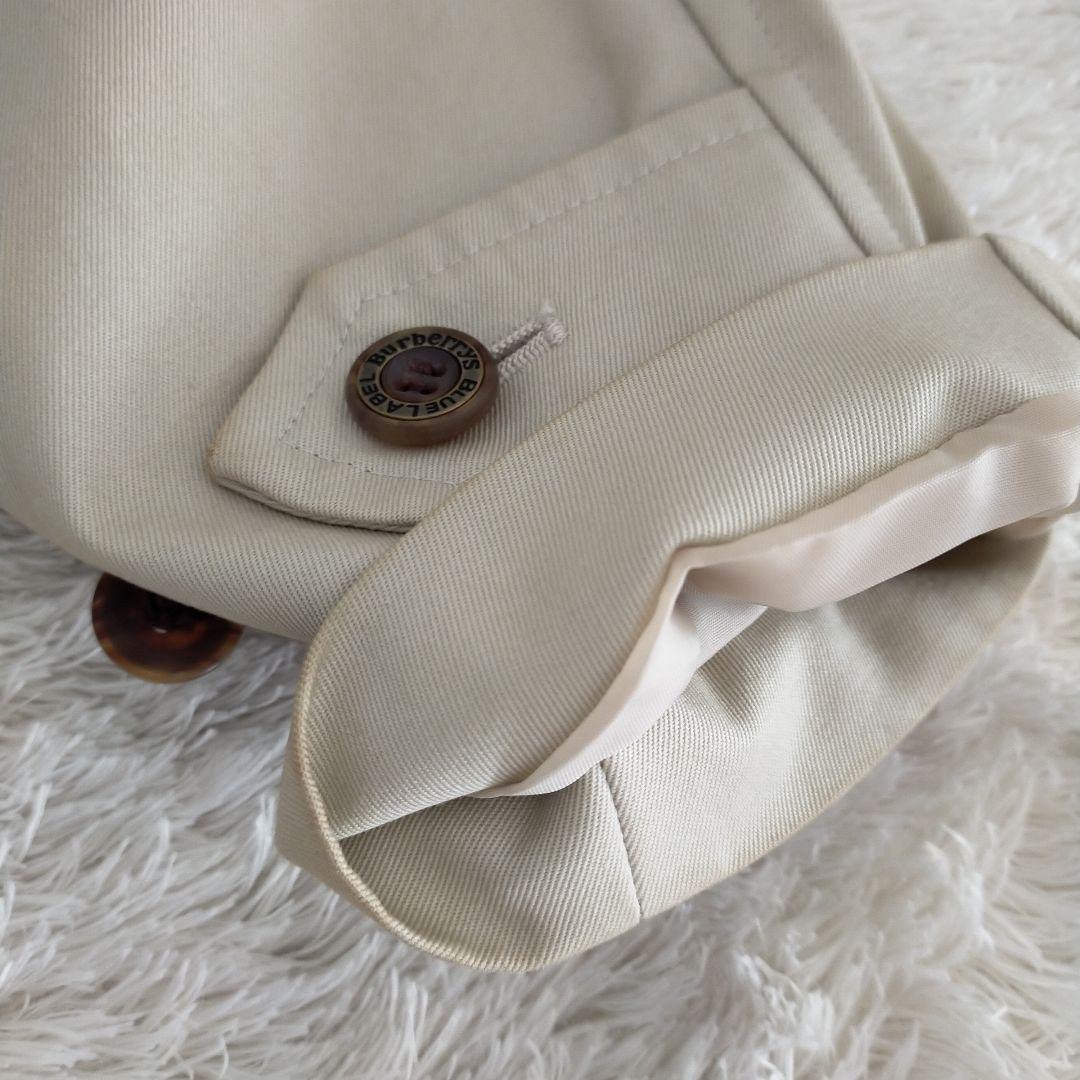 バーバリーブルーレーベル ステンカラーコート ライナー ノバチェック 38