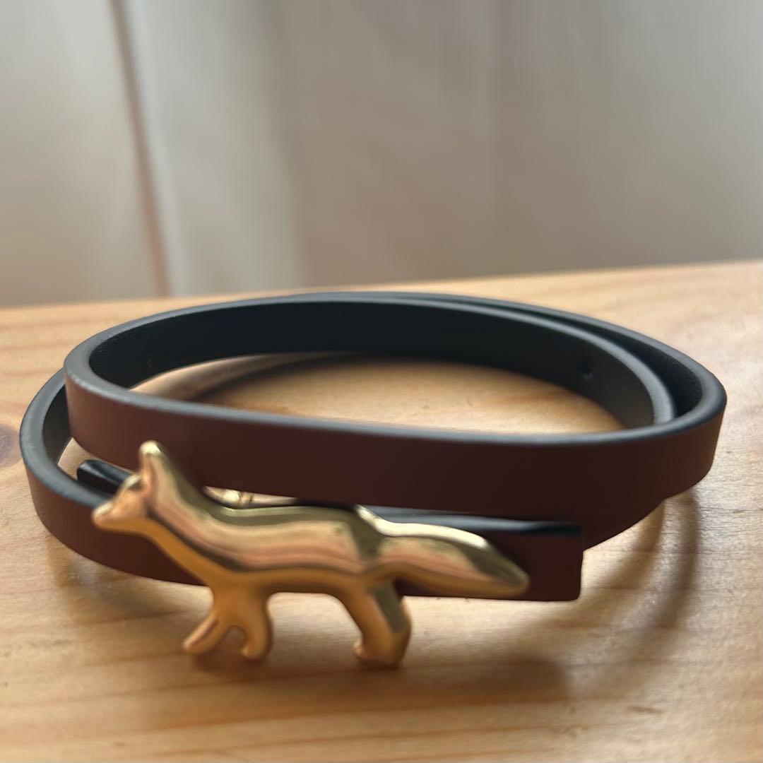 【メゾンキツネ】MAISON KITSUNÉ プロフィールフォックスブレスレット