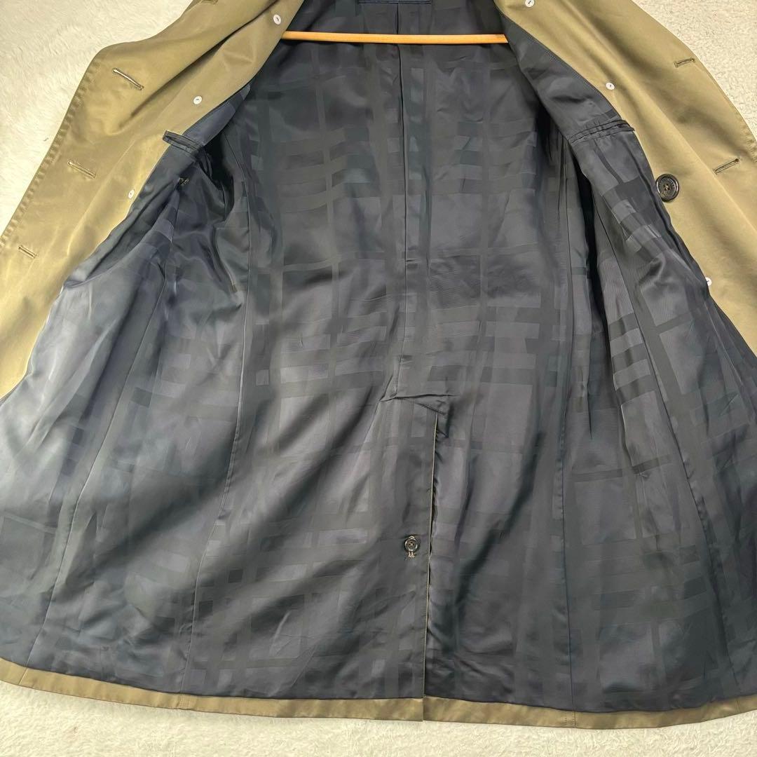 高級 大きいサイズ バーバリーロンドン トレンチコート カーキ 金ボタンLL