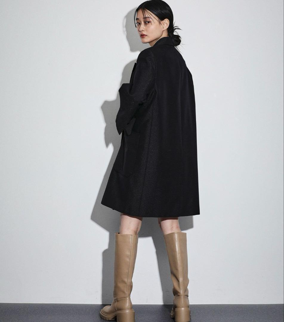 ADAM ET ROPE' ボクシーミドルジャケットコート