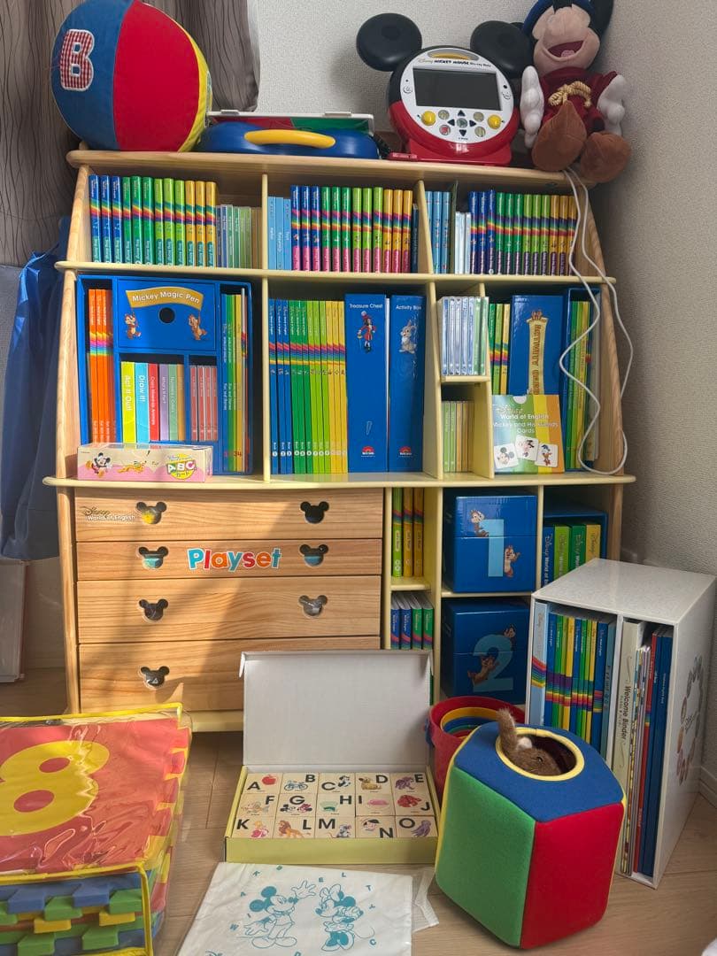 【ai】ディズニー英語システム【未使用品多数　超美品　一部欠品あり】