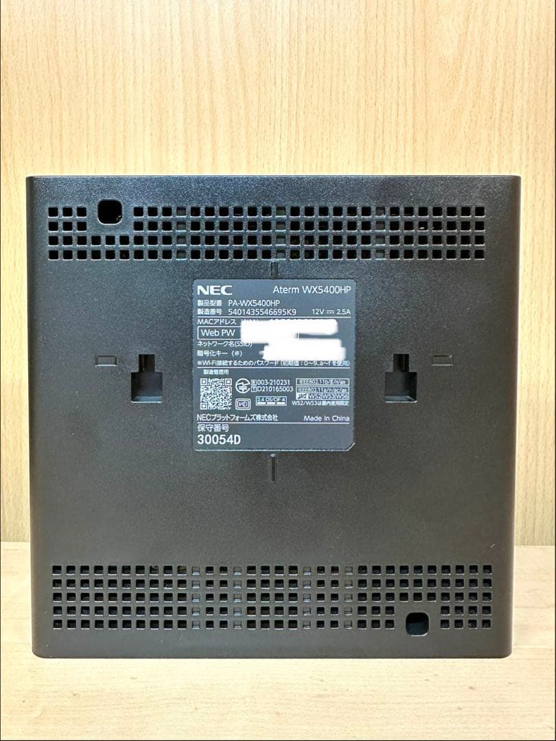 NEC Aterm PA-WX5400HP 無線LANルーター
