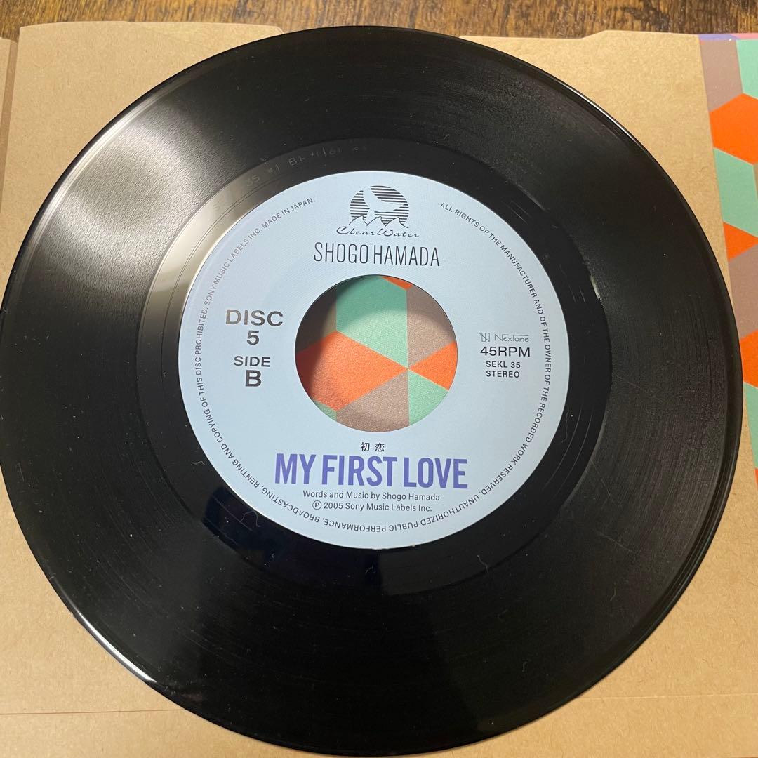 完全生産限定盤 7inchアナログ　浜田省吾 5アナログレコード/B面に恋をして
