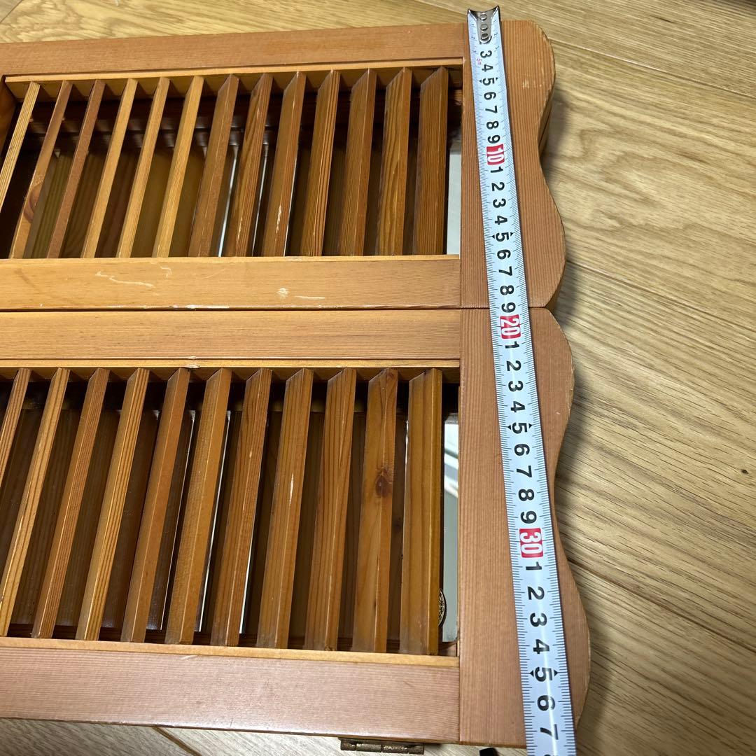 ダイイチサンギョウ　木製鏡 扉式ミラー