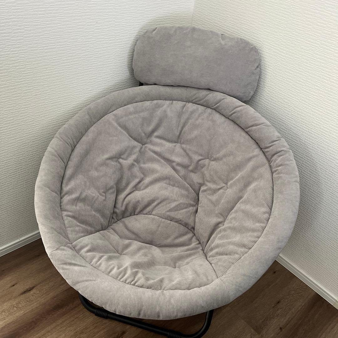 【Comore Sun】2way フォールディングチェア グレー ひなたライフ